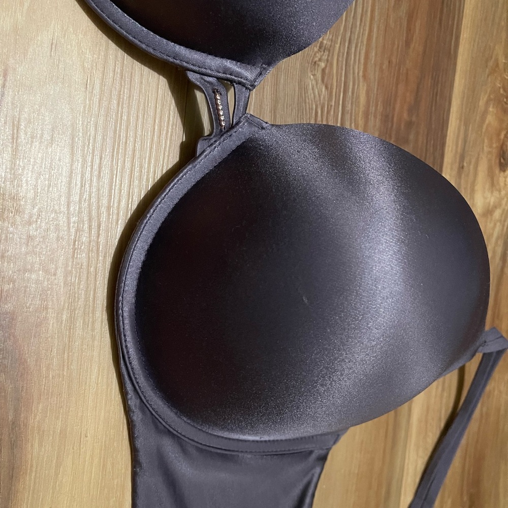 Victoria's Secret Black Satin Bra